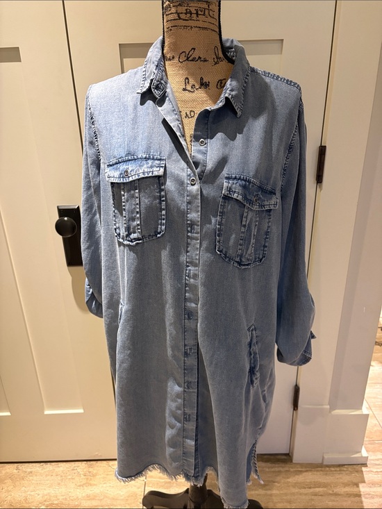Standard Grace Dresses & Skirts - Light Blue Denim Shirt Dress - Brand: